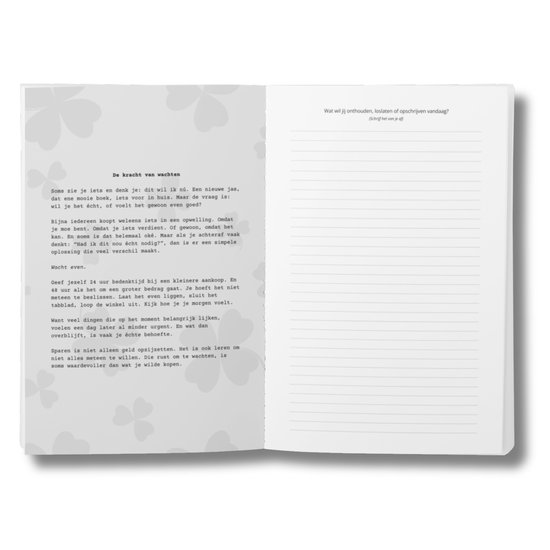 Financieel Dagboek - Budget Planner - Money Mindset Journal - Financieel Vrij - Dagboek Volwassenen - Met Quotes en Oefeningen - Anti Stress - Dagboek voor Zelfreflectie - Budgetplanner