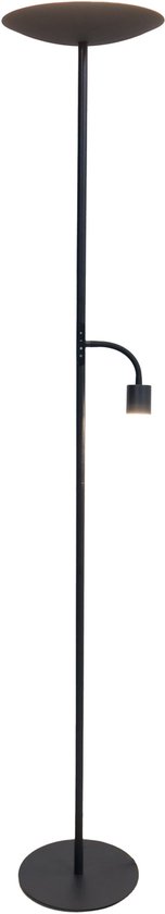 Lampadaire LED Eglo Conivarino - Liseuse Flexible, Intensité Variable, Acier Laitonné, 170 Cm
