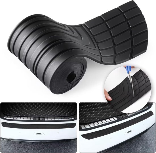 Singaro Auto-achterbumper beschermer,90 x 23 cm voor auto of SUV