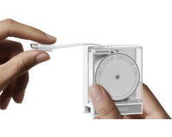 SHARGE Retractable 65 Snellader - 65W - GaN Technologie - Flexibel kabel - PD3.0 - QC3.0 - Oplader met Intrekbare USB C kabel - Wit