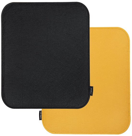 Ensemble de Coussins d'assise - polyvalent et durable - 2 pièces - réversible - 40 x 33 x 1 cm