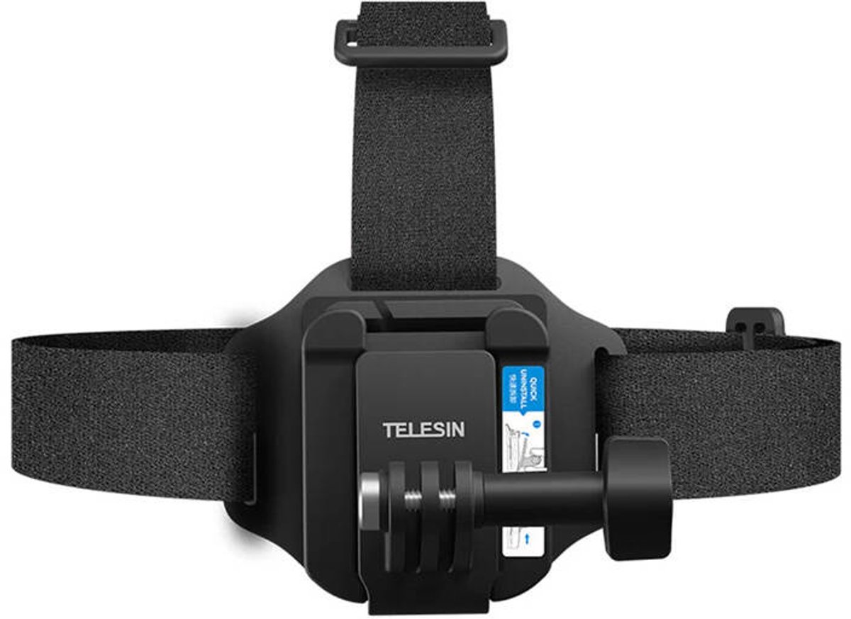Telesin Hoofdband Voor Gopro Hero 7/8 Camera's Met Quick Release Systeem