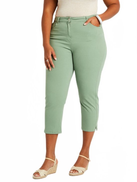 Pantalon avec taille élastique et 5 poches