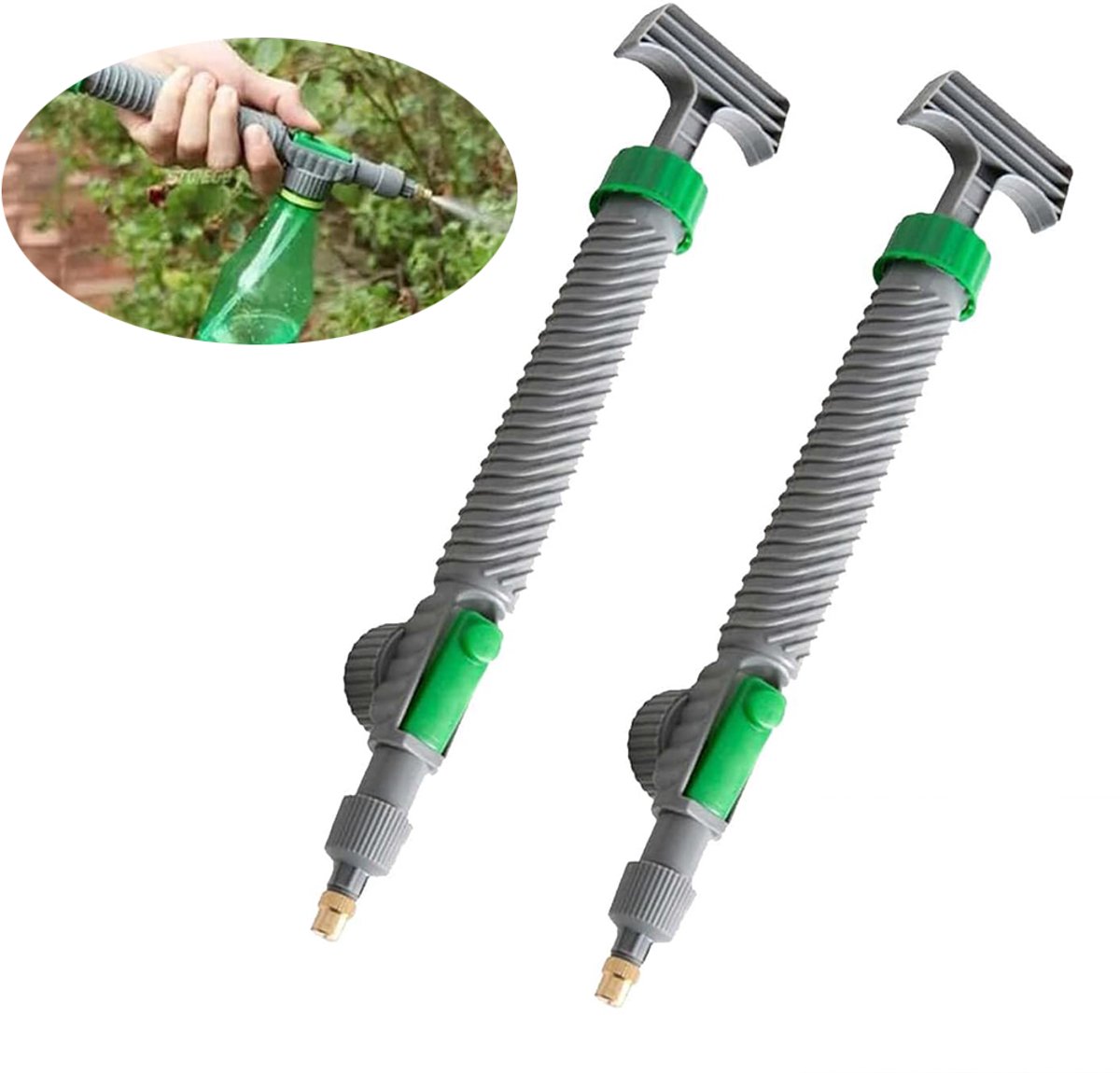 Pompverstuiver - gieteraccessoire - plantenverstuiver - tuinverstuiver - drukpompverstuiver - hogedrukreinigerstok voor tuin