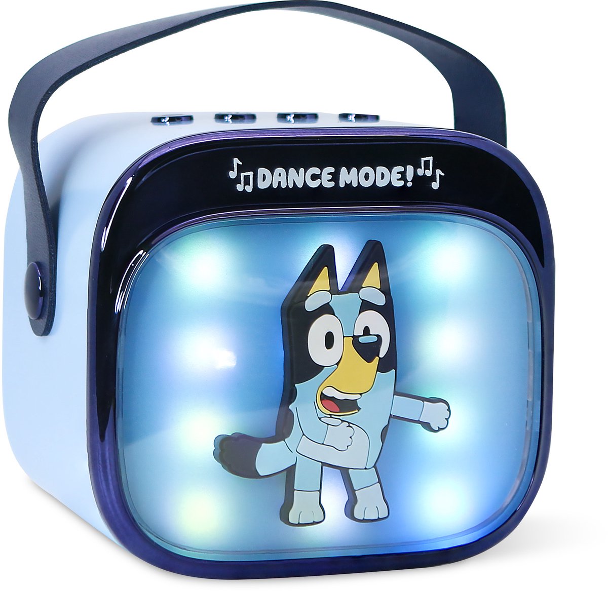 Bluey - karaoke set voor kinderen - draadloze microfoon en speaker - met lichteffecten en stemeffecten — afbeelding 13