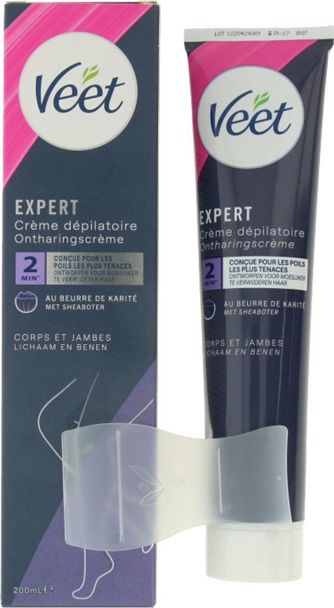 Veet Expert Ontharingscreme met sheaboter - Lichaam & benen - Alle huidtypes - 200ml — cadeau in Cadeau-ideeën - foto 7