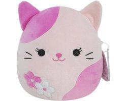 foto van Squishmallows - Little Plush 19cm Roseanne - Pink Cat W/Sakura Flowers