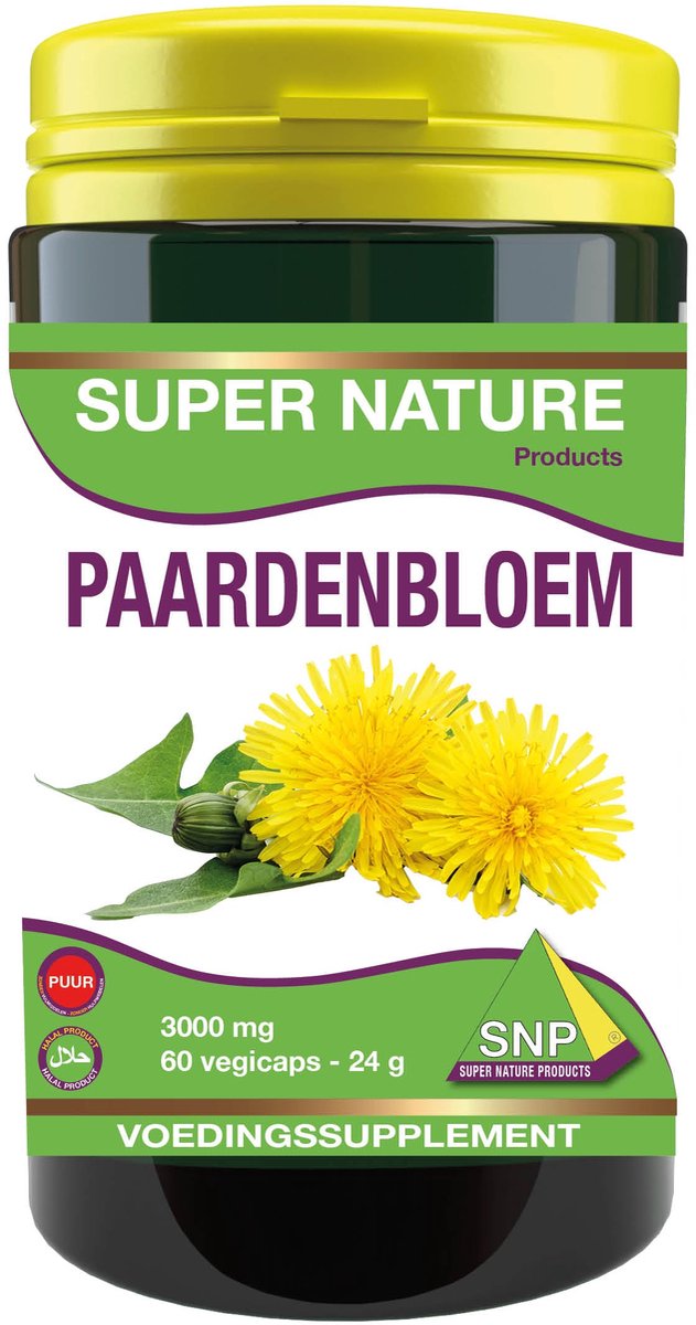 SNP Paardenbloem extra forte 3000 mg puur 60 Vegetarische capsules