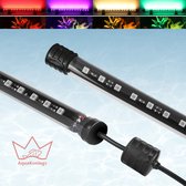 AquaKonings - aquariumverlichting - 28cm - 16 kleuren - Met afstandsbediening - Geschikt voor boven en onderwater - Aquariumlamp - aquarium licht