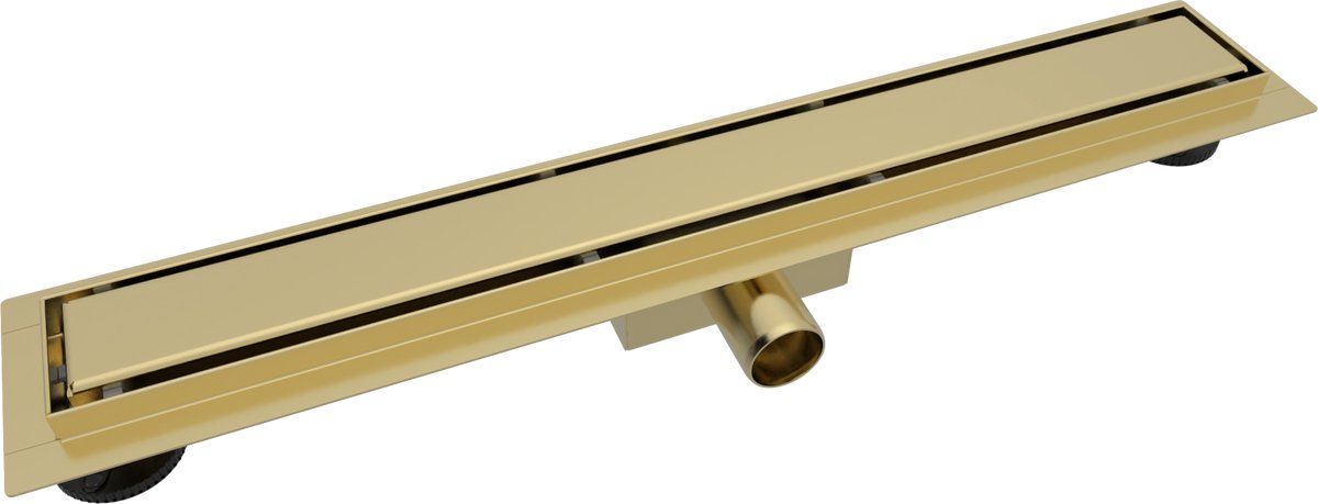 Nurion SolarDrain douchegoot compleet met flens gesloten rooster 80cm