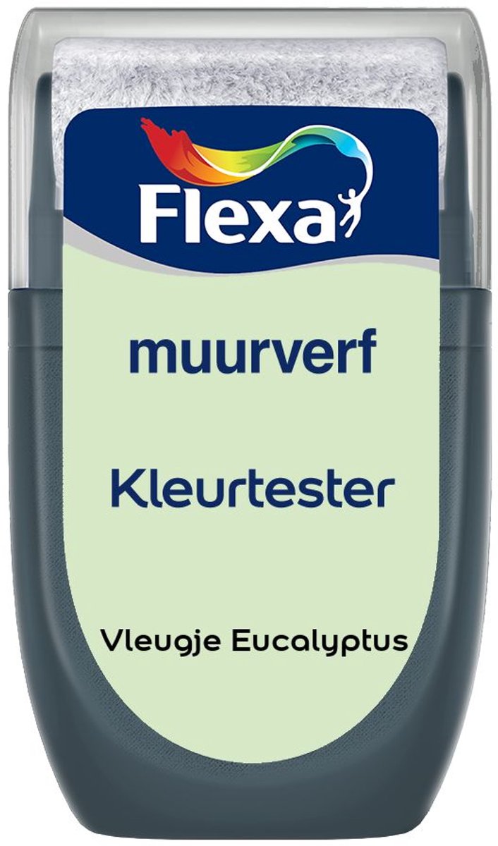 Flexa - Kleurtester Muurverf - Vleugje Eucalyptus - 30 ML - Mengverf - 0.03L