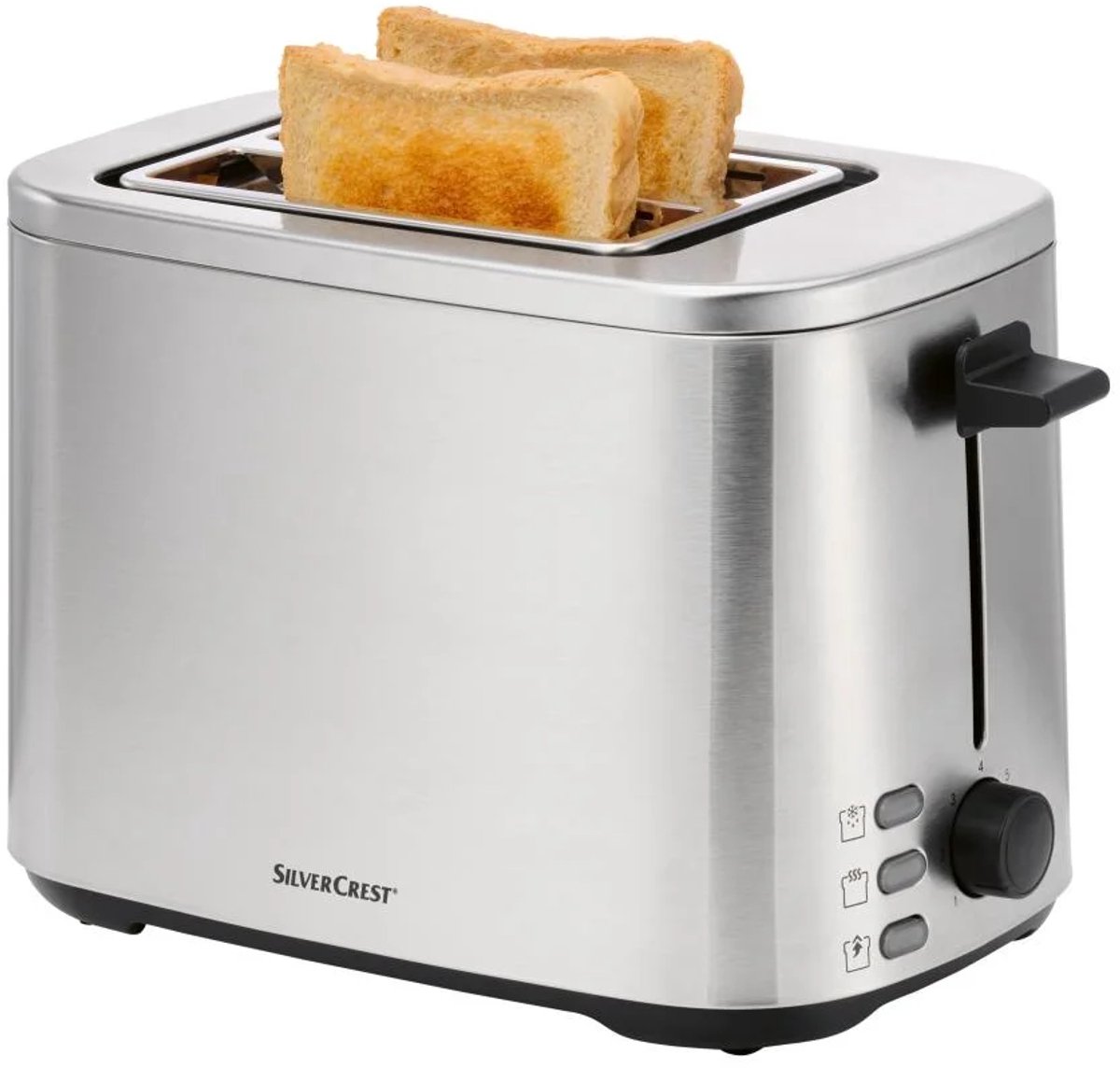 Silvercrest RVS Broodrooster - Zilver - 850W - 7 Variabele instellingen