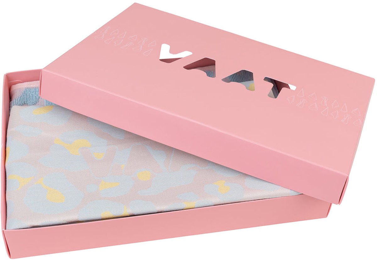 Gift set leopard 2 patselblauw / lichtgeel