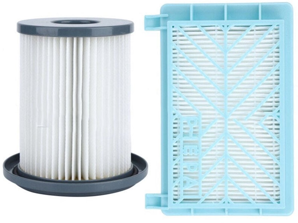 Filtergaas voor Stofzuiger - Compatibel met Philips FC8720, FC8724, FC8732, FC8734 - Set van 2 Stuks - Voor Stofzuigeraccessoires en Onderhoud