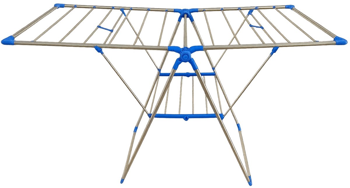 Droogrek - Wasrek - 15m drooglengte - Inklapbaar - Licht(1.9kg) - RVS