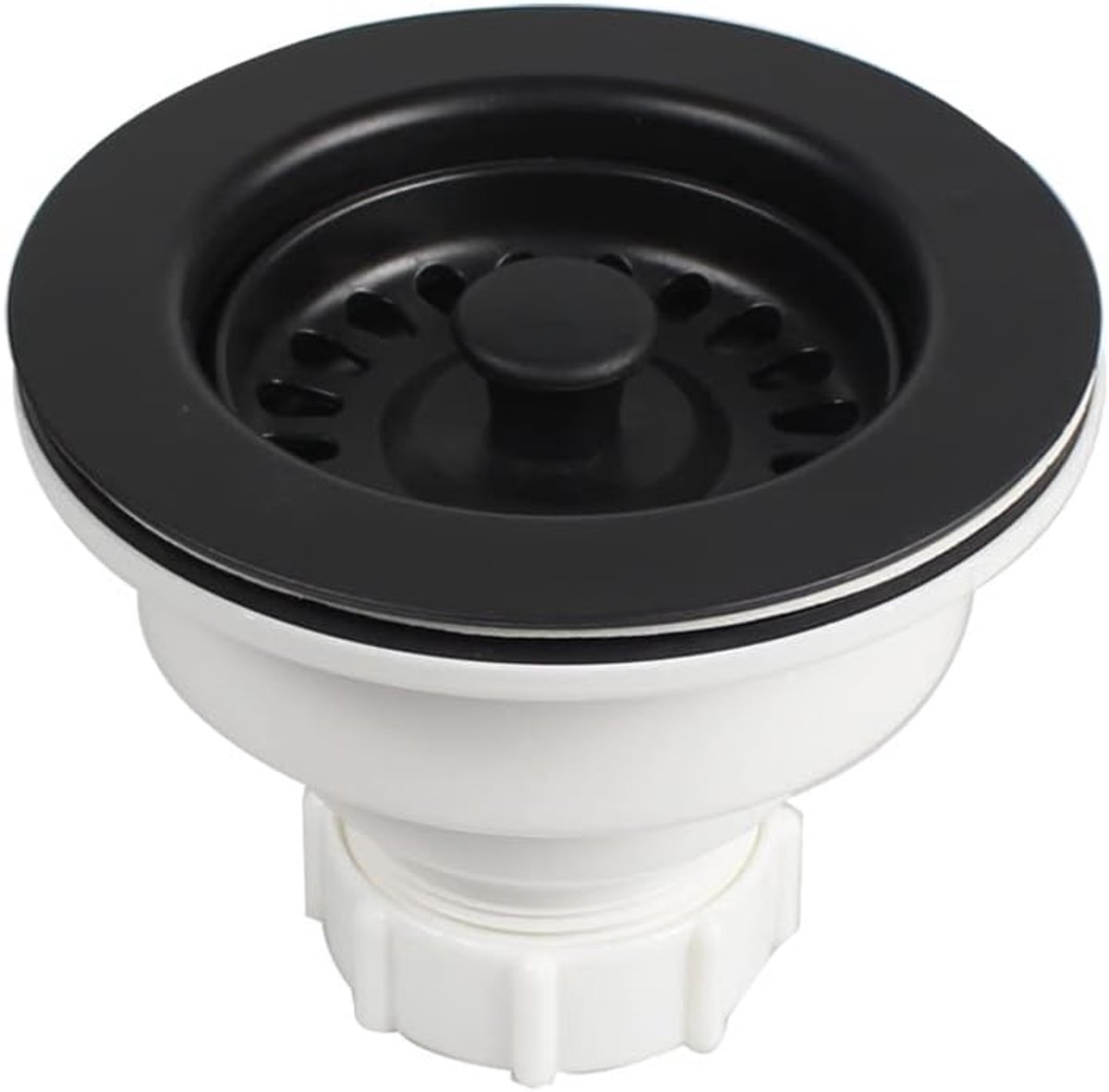Keukenafvoerzeef- 3-5 inch gootsteenzeef met verwijderbare zeefmand XK247C010 (1 set)