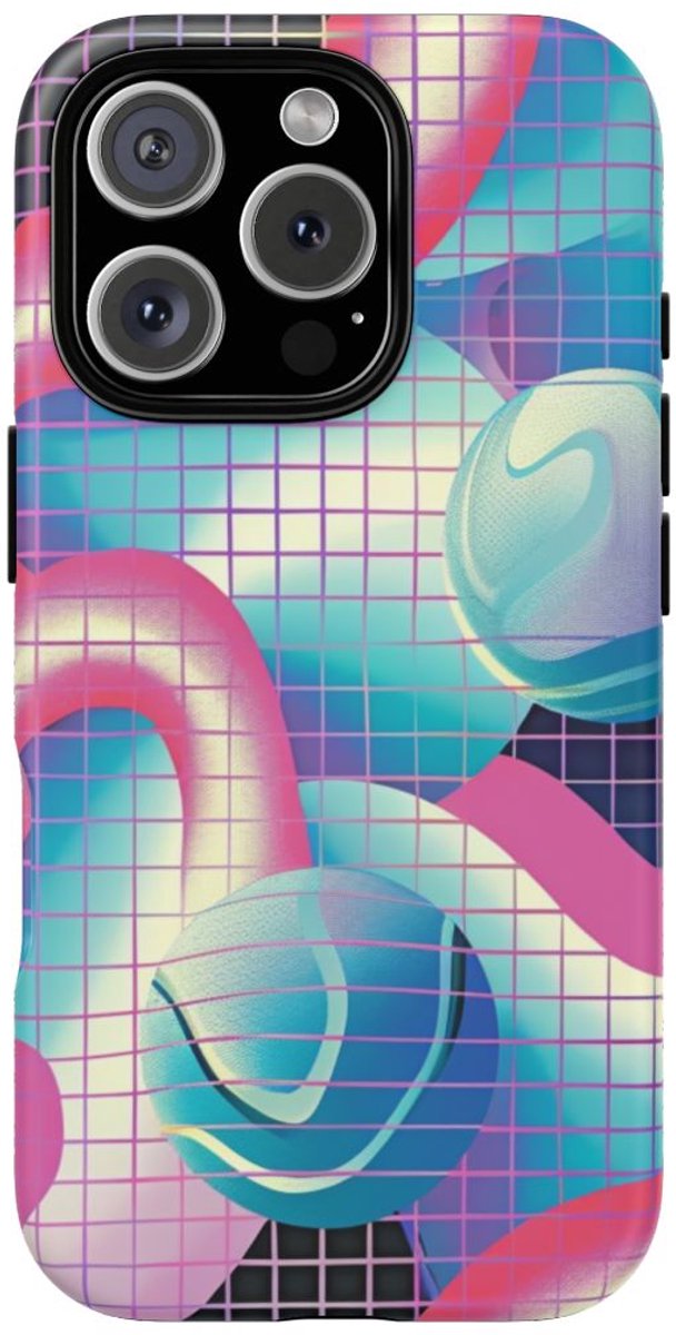 Abstract 3D Geometrisch Patroon – Telefoonhoesje Geschikt voor iPhone 16 Pro