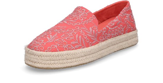 Espadrille femme Toms Carolina rouge bol
