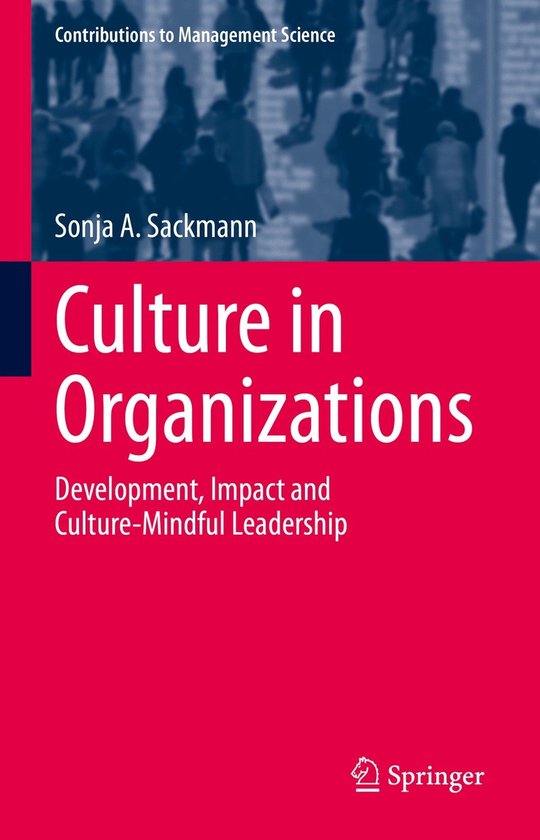 Contributions to Management Science- Culture in Organization ... - cover