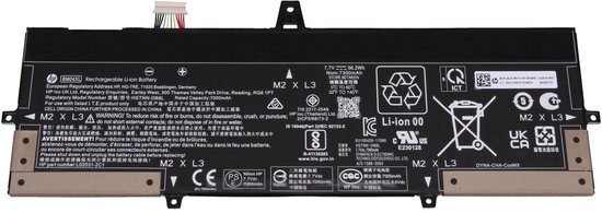 HP 6MJ70AV Batterij - 56Wh