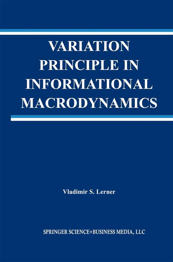 Variation Principle in Informational Macrodynamics - cover