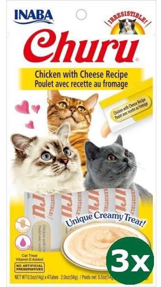 Inaba - Churu Chicken Cheese Kattensnack