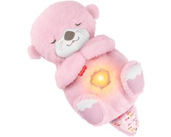 Fisher-Price Bedtijd Otter - Roze pluchen babyspeelgoed