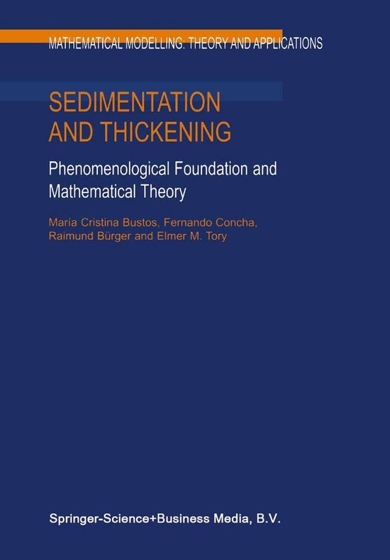Sedimentation and Thickening - cover