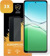 3-Pack MobyDefend Screenprotectors - Geschikt voor Oppo A5 5G Case-Friendly Screensavers - Gehard Glas