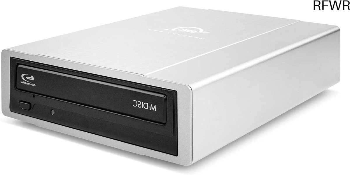RFWR® Externe Blu-ray Behuizing voor DVD en CD Drives - Roestvrij Staal - USB 3.0 Ondersteuning