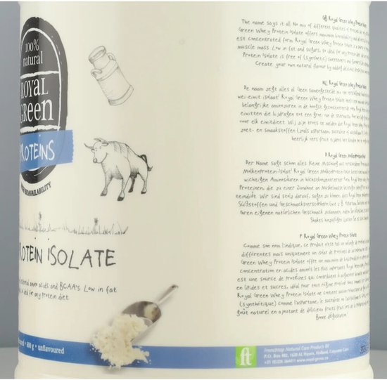 Royal Green 100% Protein Isolate - 600 gram - Voedingssupplement van Royal — afbeelding 5
