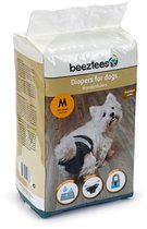 Beeztees Hondenluiers M - Loopsheidbroekje Hond - Zwart - 12ST