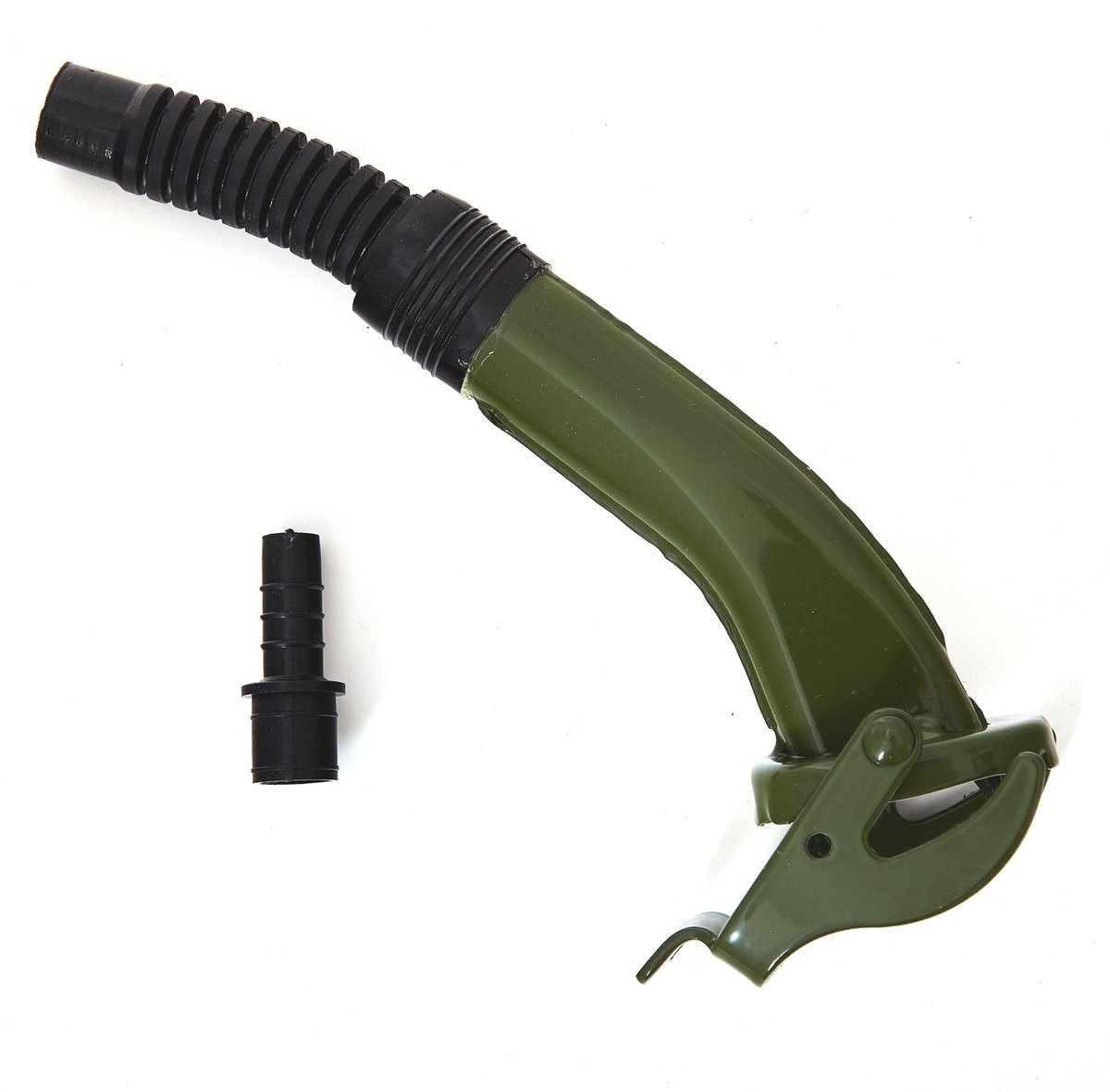 BW® Flexibele schenktuit voor brandstofjerrycans Metalen benzinejerrycan 5/10 / 20 liter - Flex Standard incl. houder - Olijfgroen - RAL 6003 - Made in Europe