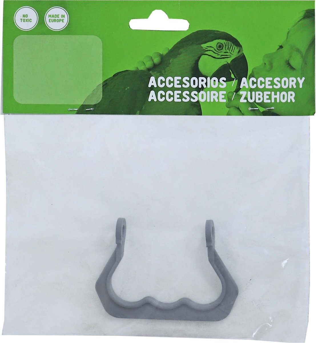 Voltrega Ophanghaak Plastic Grijs