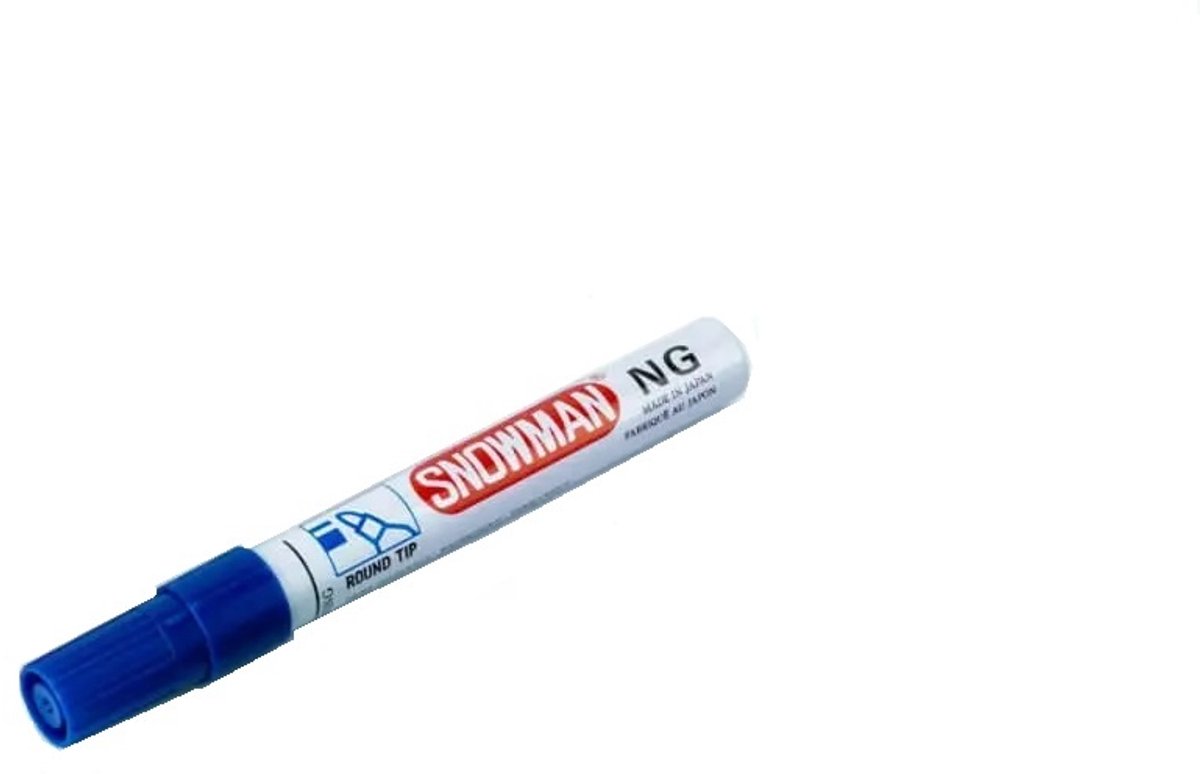Snowman NG - permanent marker - Blauw
