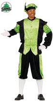 Fiestas Guirca Pietenpak roetveeg Piet - groen/zwart - pieten verkleed kostuum 3-delig - unisex L