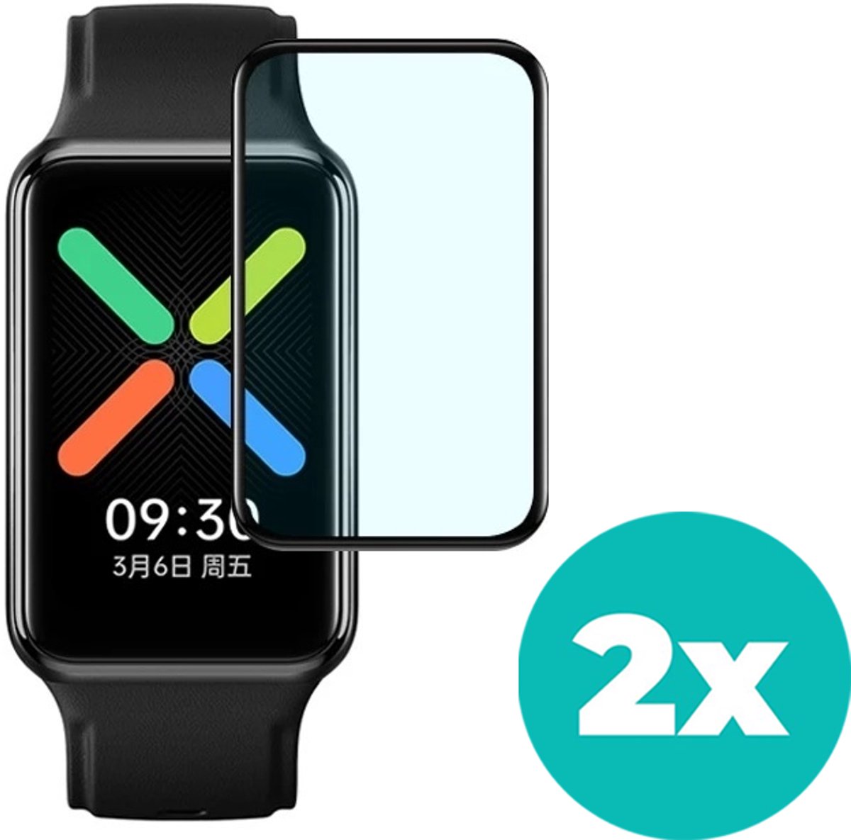 BROTECT Glas Screen Protector voor Horloges (Rond, ø: 33.5 mm) (3 Stuks) Schermbeschermer [9H Hardheid, Beschermglas-Folie niet Gehard Glas