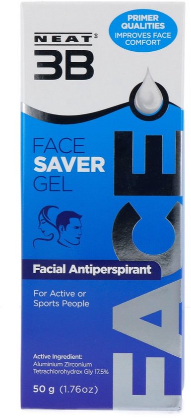 Neat Feat - Face Saver Anti Transpirant - voorkomt overmatig zweten in het gezicht - gel tube 50g