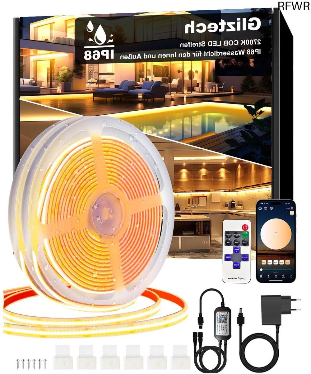 RFWR® Waterdichte LED Strip 30M (2x15M) 24V Warmwit voor Buiten