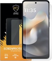 MobyDefend Screenprotector - Geschikt voor Motorola Moto G56 - Case-Friendly Screensaver - Gehard Glas