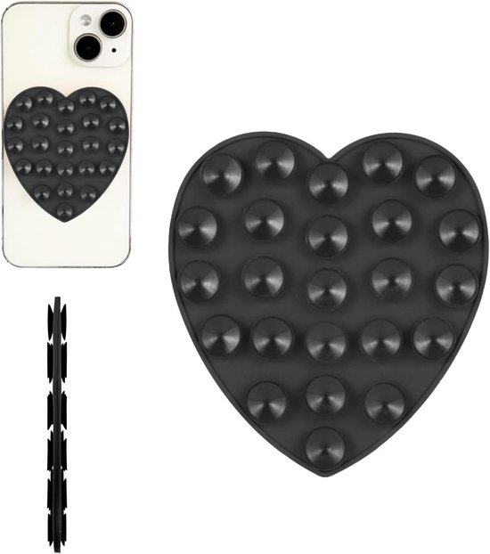 Zuignap telefoonhouder, ABS siliconen auto mobiele telefoon houder voor de meeste mobiele telefoons