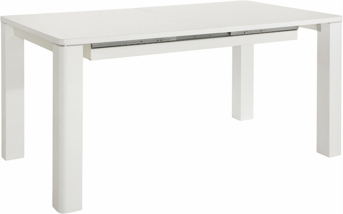 Curt-Eettafel - Verlengbaar - Wit Hoogglans