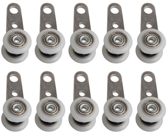 Schuifdeurrol voor douche - 23 mm - stille rol - past op de meeste