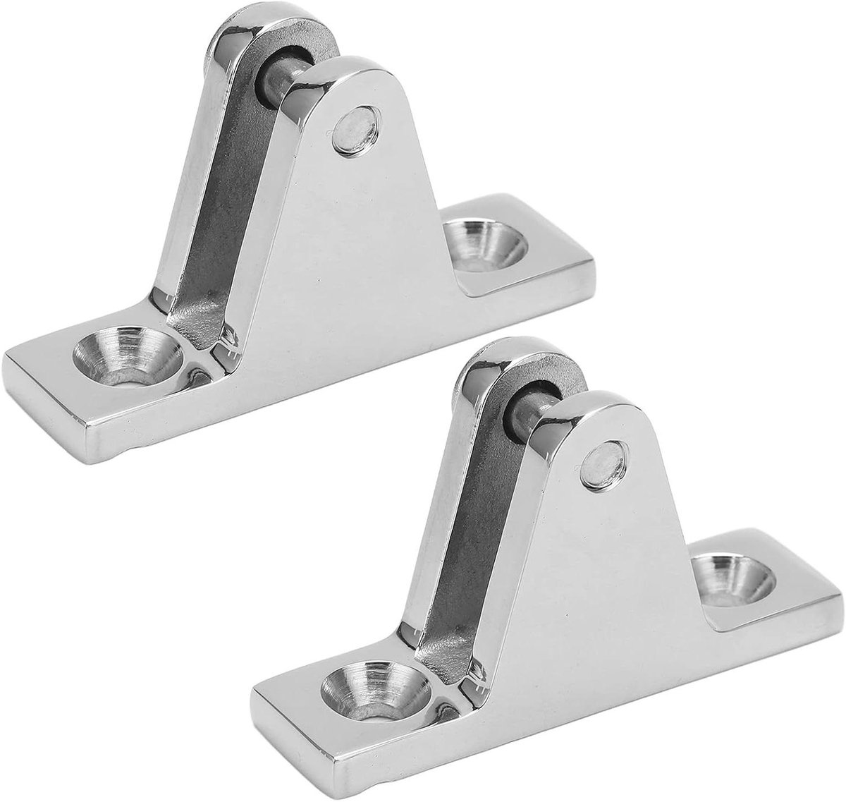 Allecto Plus - 2 Stuks Dek Scharnieren RVS Boot Accessoires - Bimini Top Montage Hardware - Marine Boot Toebehoren