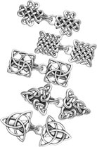 6 stuks cardiganclips, metalen gebreide jas, clips, sjaalclips