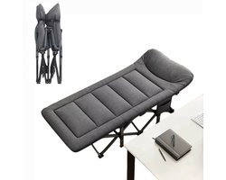 Gabrys® 2-in-1 Opvouwbaar Logeerbed met Matras – inclusief beschermhoes en oogmasker - 1 Persoon – Inklapbare Stretcher – Ideaal voor Logees en Camping - Logeerbed en Stretcher - Thuis & Camping - Snel Inklapbaar - inclusief 1 jaar garantie