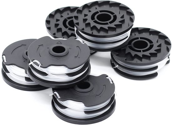 Foto: Verpakking met 6 vervangende draadspoelen voor lidl parkside prta 20 li a1 b2 c3 prt 550 a1 a3 prt 300 a1 trimmers