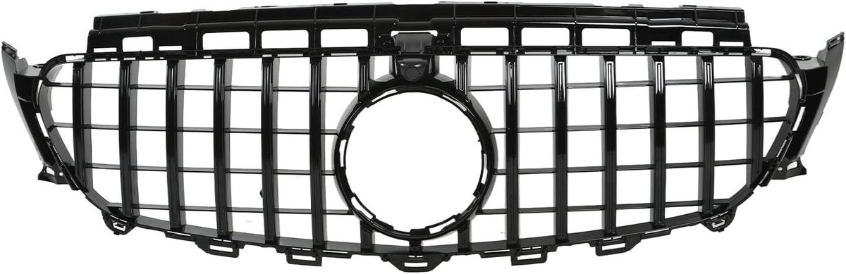 Allecto Plus - Grillrooster Rooster met Cameragaten Compatibel voor E‑Klasse W213 C238 S213 Pre‑Facelift 2017‑2020 (zwart)