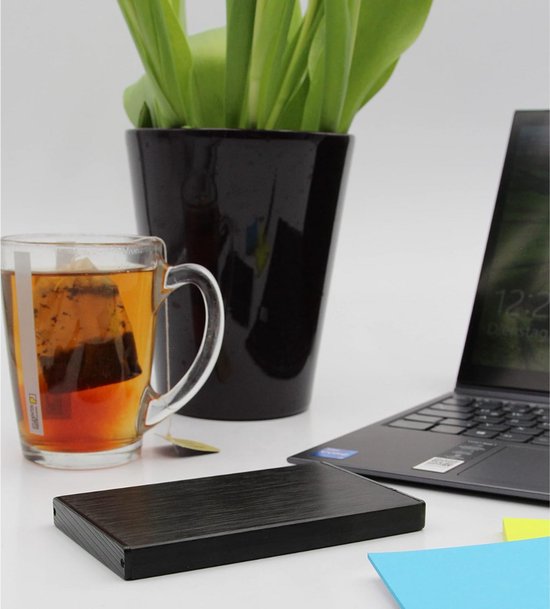 CLGP® Harde Schijf Extern - Draagbare - 1TB Opslag - Zwart van Merkloos — afbeelding 2