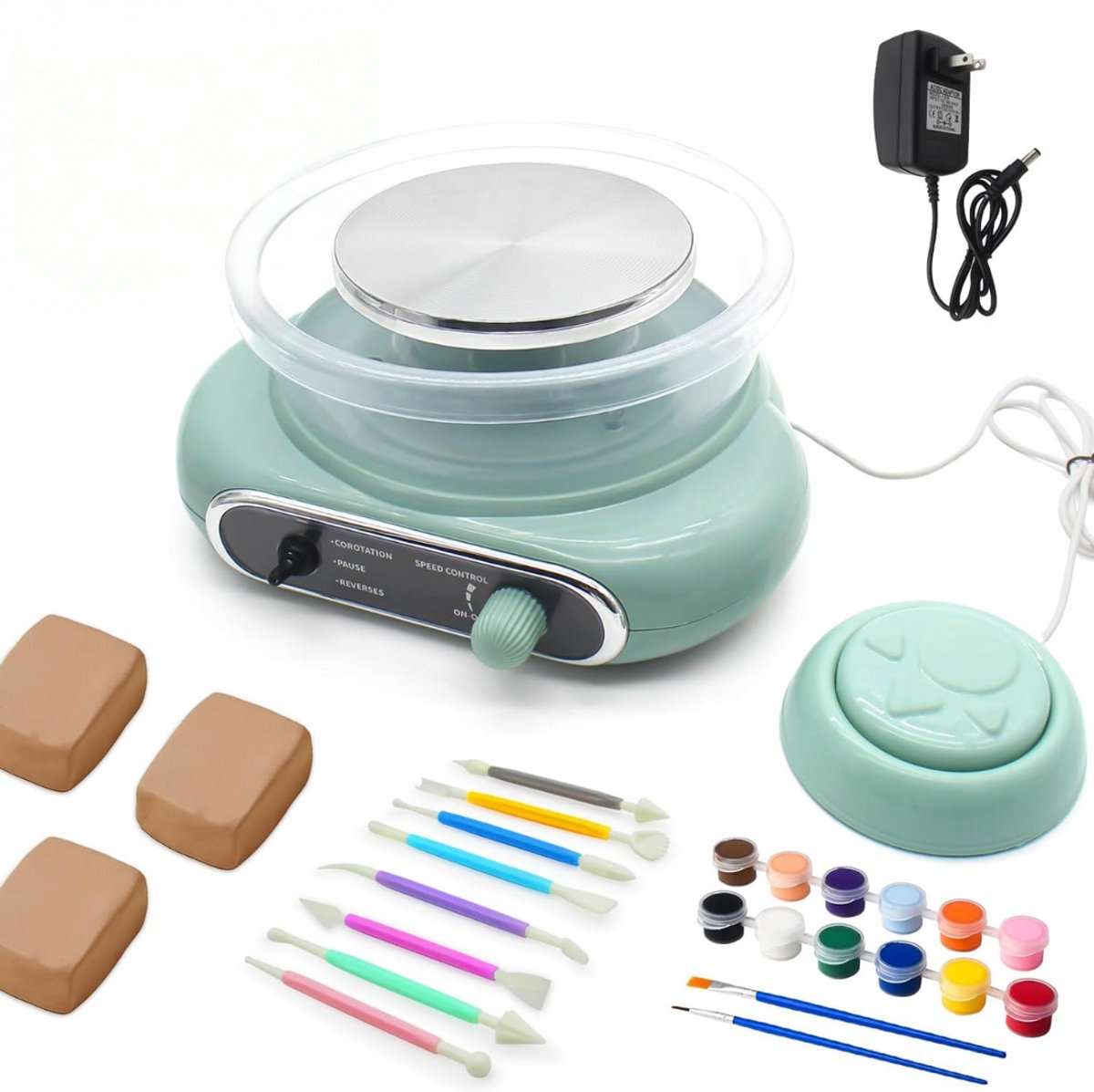 DailySupplies® Pottenbakkersschijf - Pottenbakken Draaischijf - Boetseerschijf Kinderen & Volwassenen